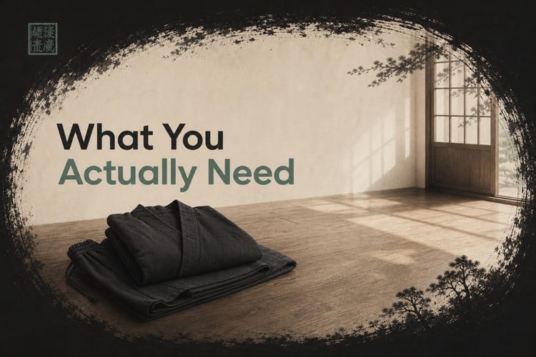 What You Actually Need to Practise: Space, Clothing, Surface, and Time of Day