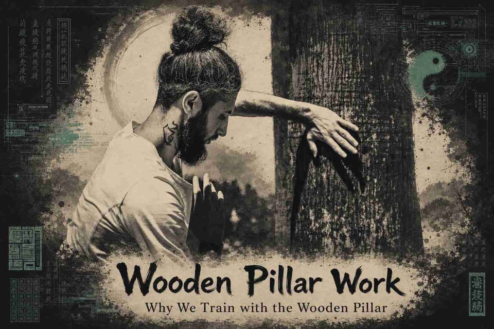 Wooden Pillar Work – Why We Train with the Wooden Pillar