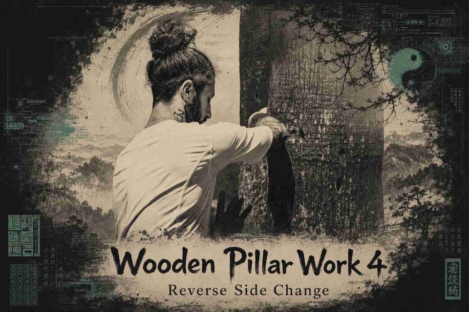 Wooden Pillar Work 4: Reverse Side Change