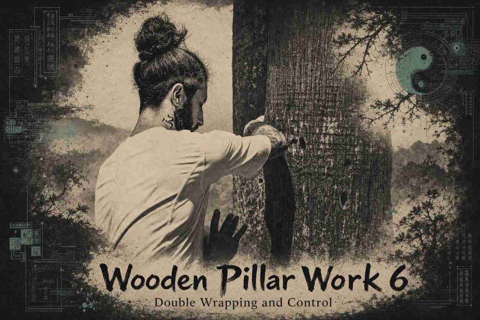 Wooden Pillar Work 6: Double Wrapping and Control