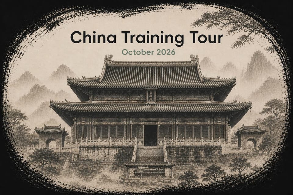 China Training Tour. Autumn 2026